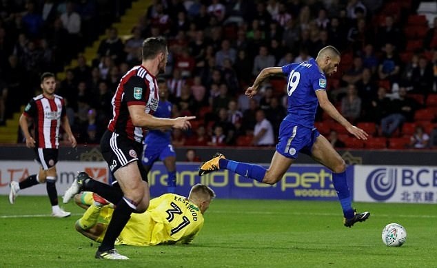 Sheffield United 1 - 4 Leicester City: Show diễn của Slimani - Bóng Đá