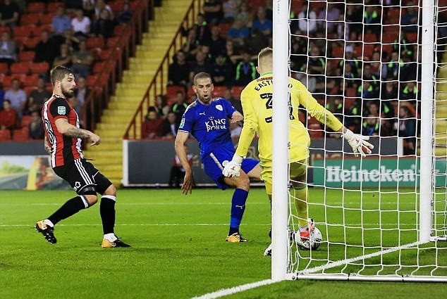 Sheffield United 1 - 4 Leicester City: Show diễn của Slimani - Bóng Đá
