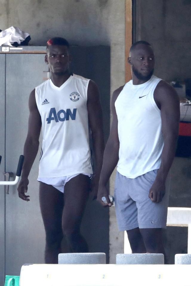Ảnh Pogba và Lukaku lại tập luyện cùng nhau - Bóng Đá