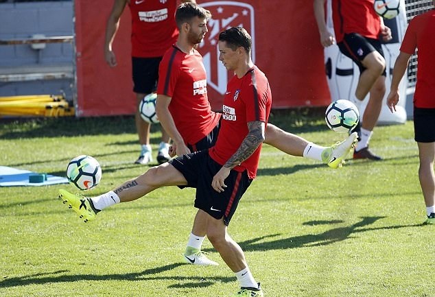 Ảnh Atletico tập luyện - Bóng Đá