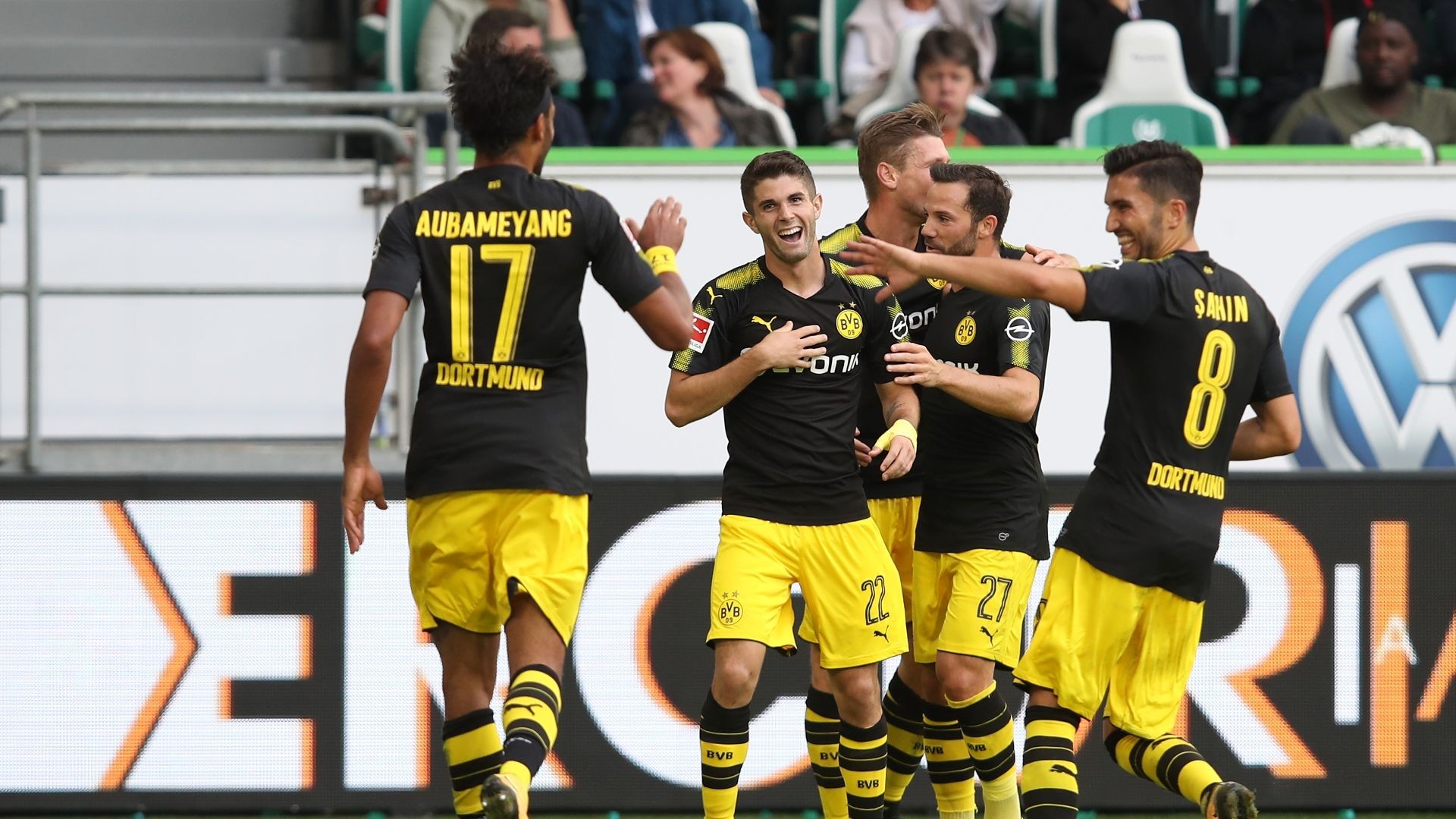 Wolfsburg 0-3 Dortmund: 