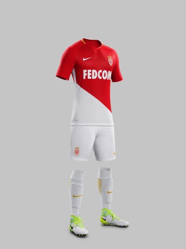 Monaco tung áo đấu sân nhà cực chất, có Mbappe lẫn Lemar - Bóng Đá
