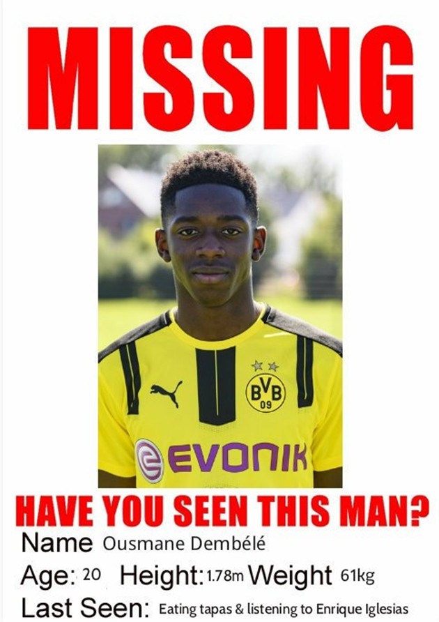 Cú SỐC ở Dortmund: Dembele bỏ tập, sắp cập bến Barca! - Bóng Đá