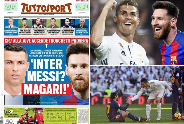 SỐC: Milan 'lên kế hoạch' chiêu mộ Messi làm đối trọng với Ronaldo - Juventus - Bóng Đá