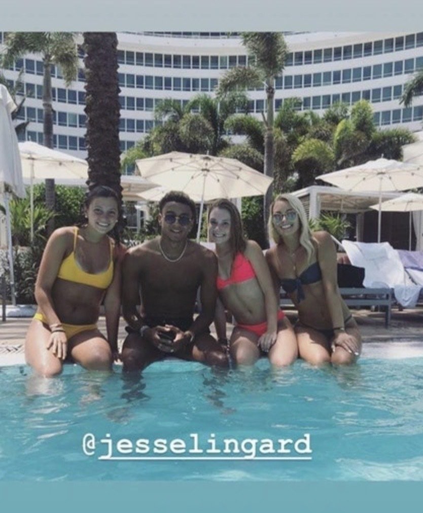 Ảnh Lingard quẩy ở Miami - Bóng Đá