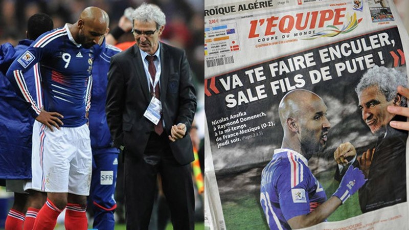 HLV Domenech tiết lộ vụ cãi vã với Anelka ở World Cup 2010 - Bóng Đá