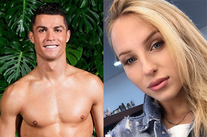 Mặc bạn gái có bầu, Ronaldo tán tỉnh siêu mẫu bốc lửa - Bóng Đá