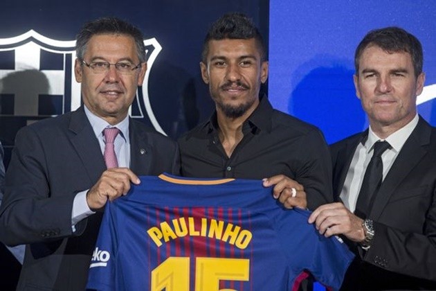 NHM vắng bóng trong ngày Paulinho ra mắt Barca - Bóng Đá