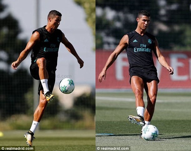 Ronaldo trở lại, Real tập sung sức chờ hạ Man Utd - Bóng Đá