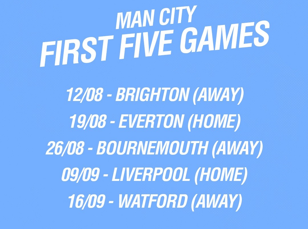 Lịch thi đấu Premier League 2017/18: M.U dễ thở; Chelsea & Arsenal gặp khó - Bóng Đá