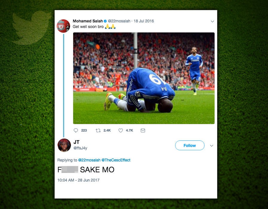 Đến Liverpool không lâu, Mohamed Salah đã gây họa - Bóng Đá