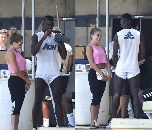 Rời Lukaku, Pogba vui vẻ bên cô nàng tóc vàng lạ mặt - Bóng Đá