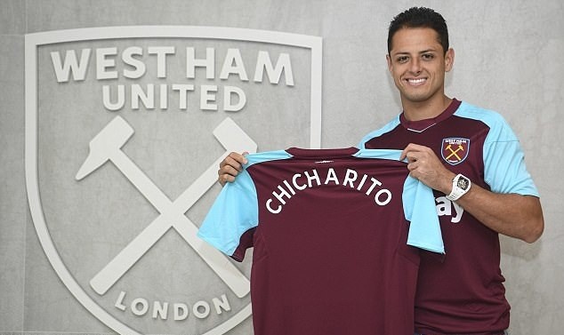 Ảnh Chicharito ra mắt West Ham - Bóng Đá