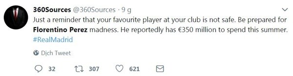 CĐV phấn khích vì Perez bán Ronaldo với giá hời - Bóng Đá