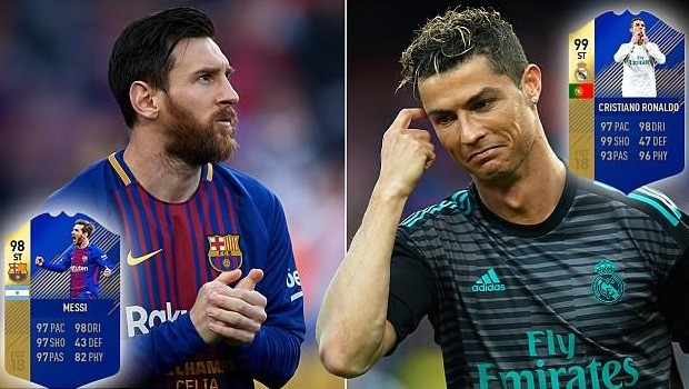 Ghi kém 9 bàn, Ronaldo vẫn có chỉ số cao hơn Messi trong game - Bóng Đá