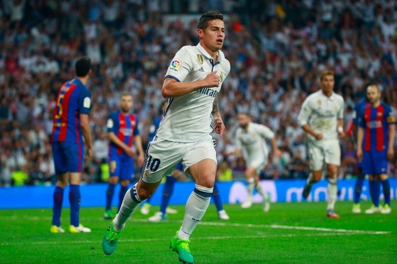 Sút tung lưới Barca, James vẫn bị Real thanh lý - Bóng Đá