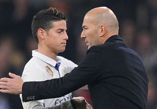 Zidane lên tiếng vụ James Rodriguez về Man Utd - Bóng Đá