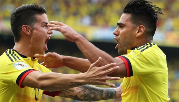 James Rodrigurez nói gì về bàn thắng đầu tiên của Falcao ở World Cup? - Bóng Đá