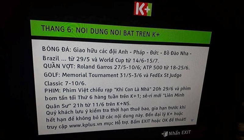 K+ nói gì về thông tin sẽ phát sóng World Cup 2018? - Bóng Đá