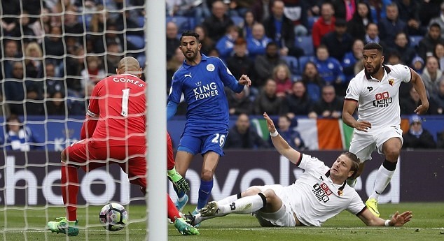 Mahrez nổ súng giúp Leicester vùi dập Watford trong lần thứ 100 tại Premier League - Bóng Đá