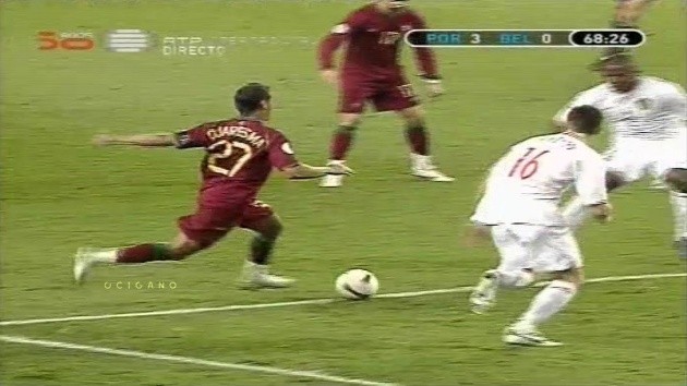Quaresma tái hiện siêu phẩm vào lưới tuyển Bỉ năm 2007 - Bóng Đá