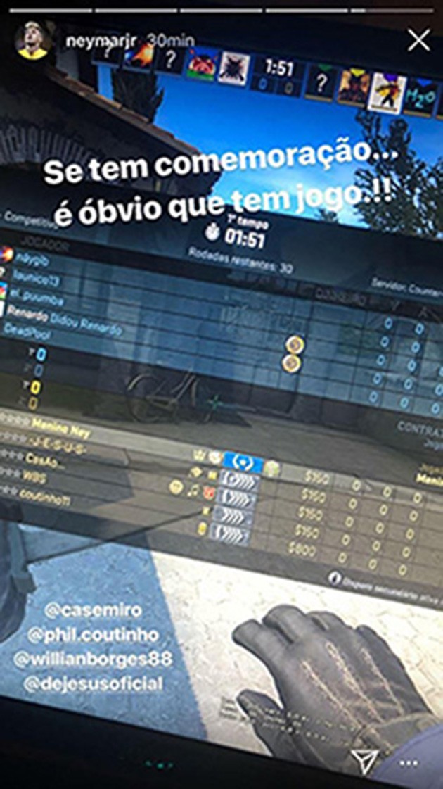 Trước thềm đại chiến tuyển Bỉ, Neymar rủ đồng đội... chơi PUBG - Bóng Đá