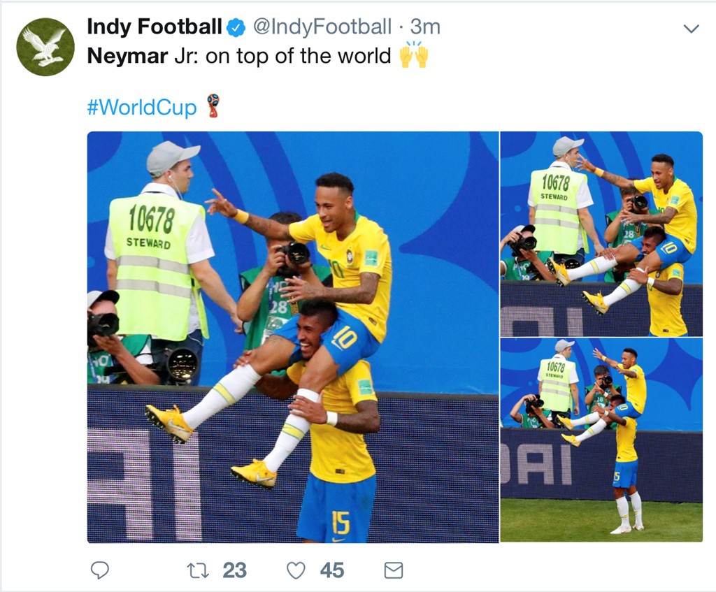 Số bàn thắng tại vòng knock-out của Neymar 'ăn đứt' Messi và Ronaldo - Bóng Đá