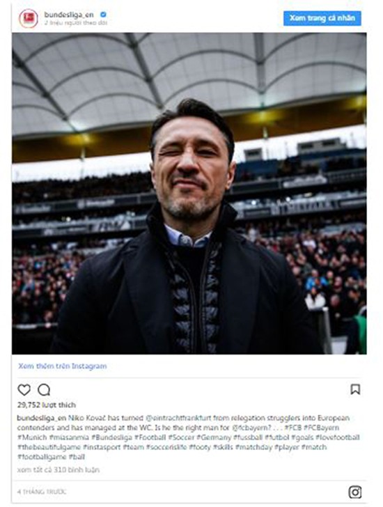 Top 10 điều ít biết về tân HLV Bayern, Niko Kovac: 