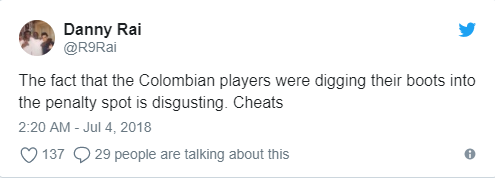 Colombia đã dùng trò 