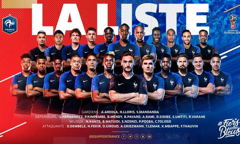 Những thông tin thú vị về nhân sự đội tuyển Pháp tại World Cup 2018 - Bóng Đá