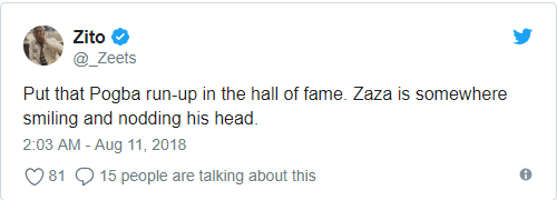 'Simone Zaza hẳn rất mãn nguyện vì pha lấy đà của Pogba' - Bóng Đá