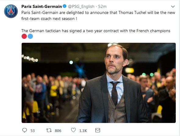 NÓNG: Thomas Tuchel chính thức ngồi ghế nóng ở PSG - Bóng Đá