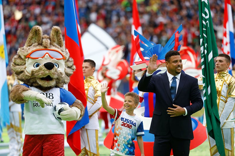 Rô 'béo' và dàn huyền thoại tề tựu trong ngày khai mạc World Cup 2018 - Bóng Đá