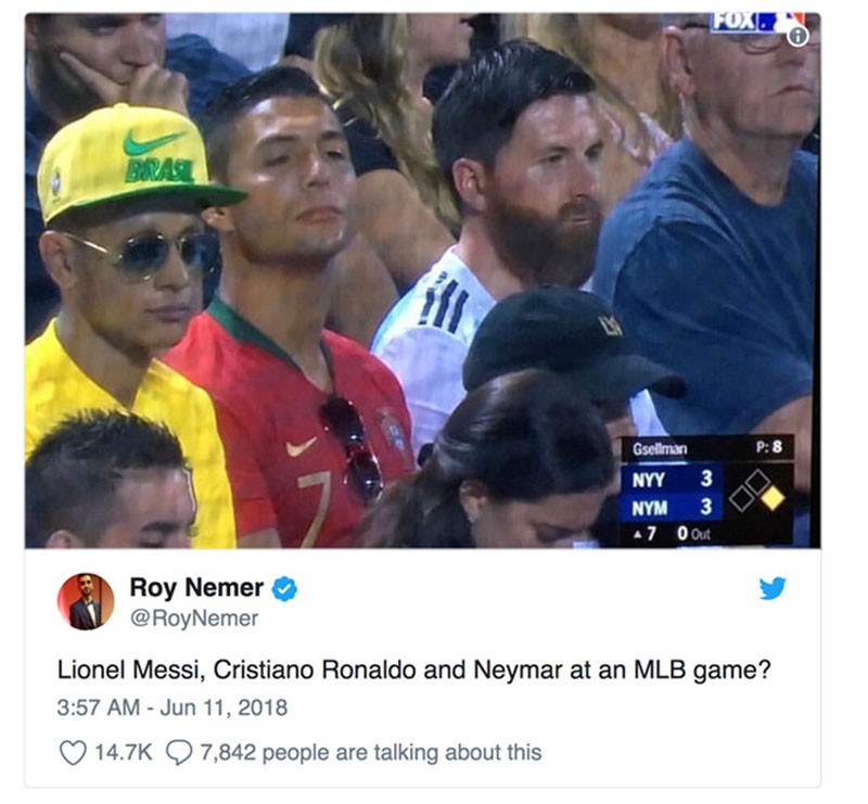 Messi, Ronaldo, Neymar 'phiên bản lỗi' xuất hiện cùng nhau - Bóng Đá