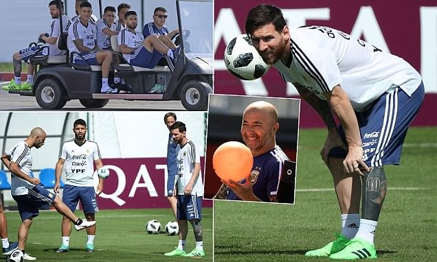 Hùng hổ trên sân tập, Messi thề sẽ giải cứu Argentina - Bóng Đá