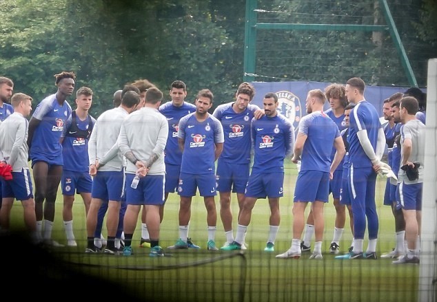Buổi tập đầu của Chelsea sau khi sa thải Conte - Bóng Đá
