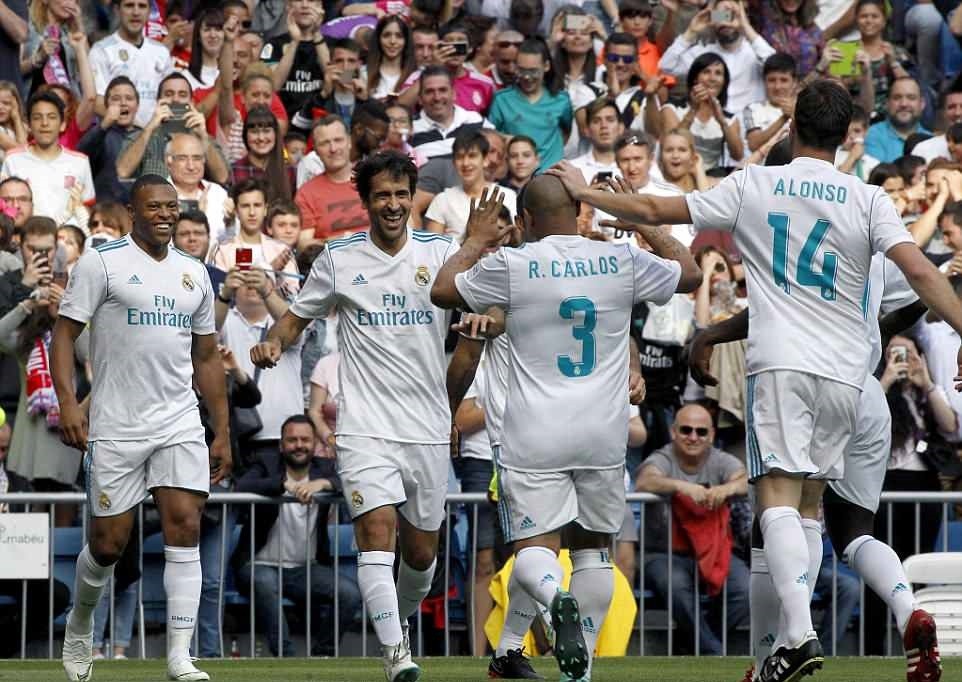 Raul nổ súng, huyền thoại Real đả bại huyền thoại Arsenal với những Pires, Anelka - Bóng Đá