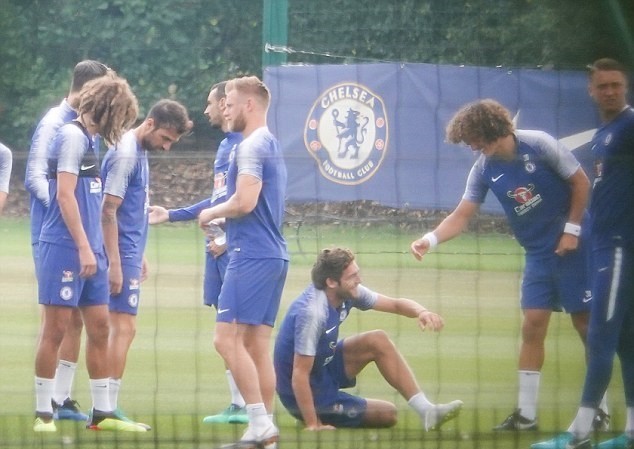 Buổi tập đầu của Chelsea sau khi sa thải Conte - Bóng Đá