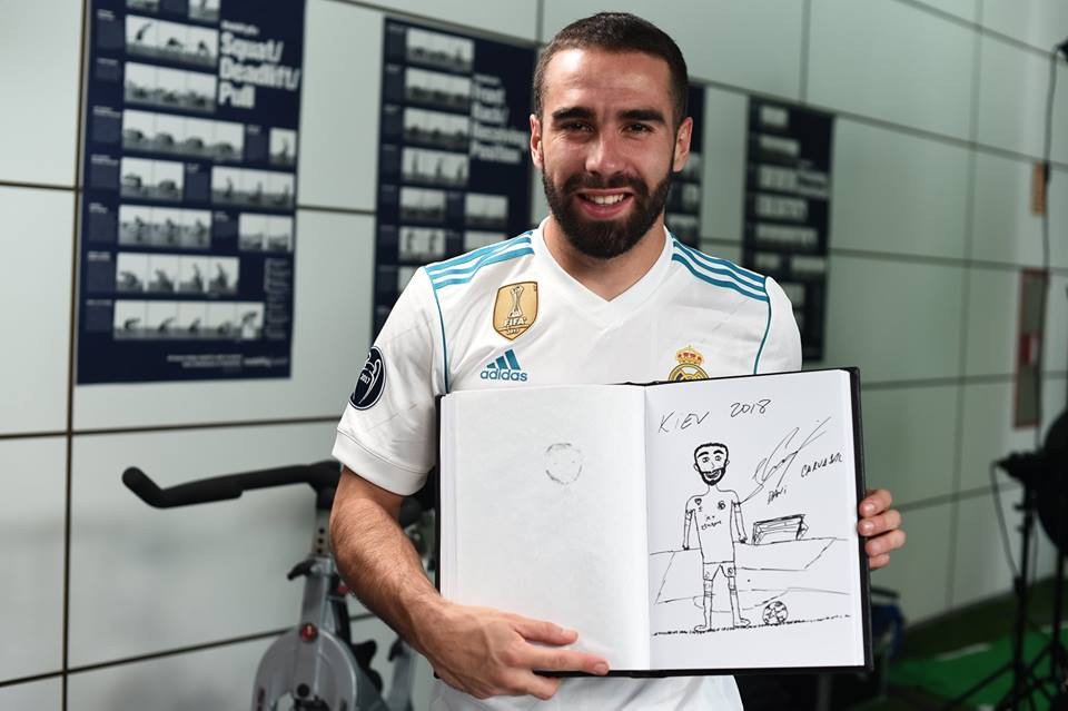Dàn sao Real Madrid tự họa bản thân trước CK Champions League - Bóng Đá