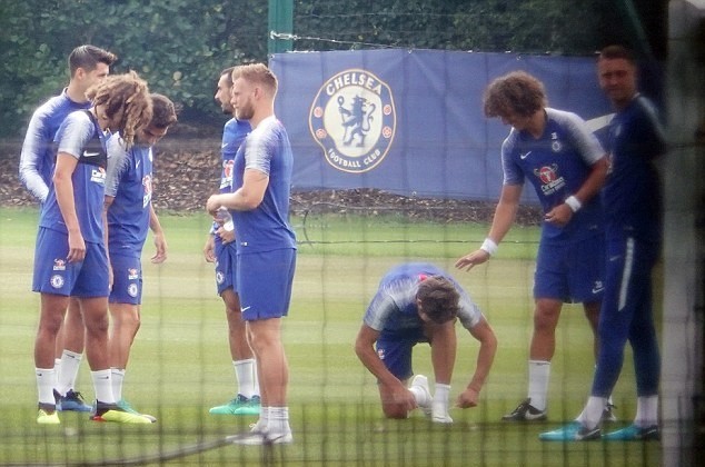 Buổi tập đầu của Chelsea sau khi sa thải Conte - Bóng Đá