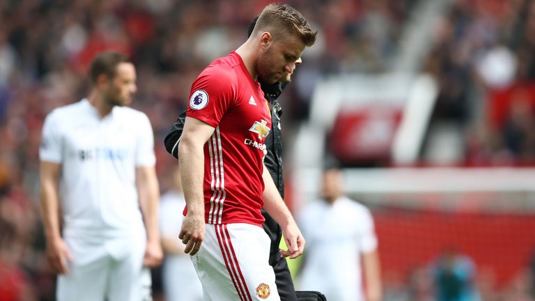 Vận rủi chưa chịu buông tha Luke Shaw - Bóng Đá
