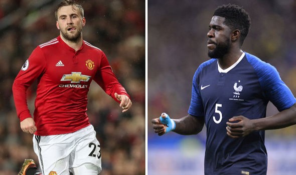 Man Utd dùng Shaw đổi Umtiti? - Bóng Đá
