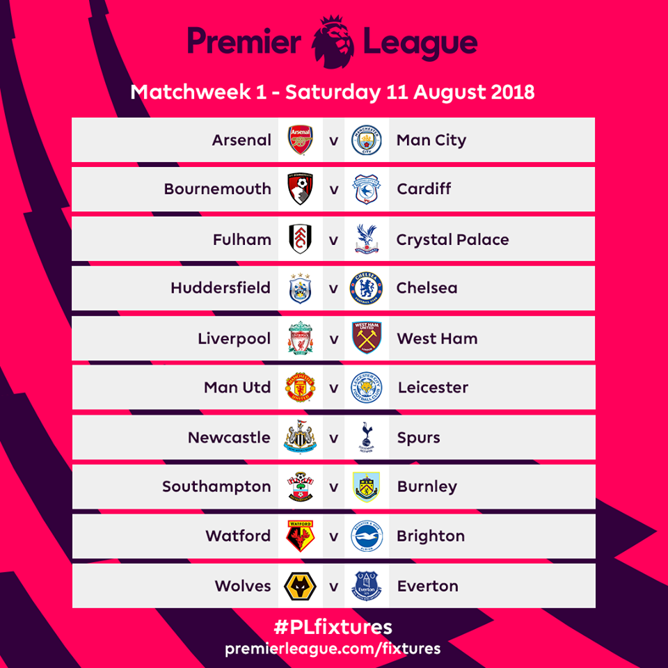 NÓNG: Man City đại chiến Arsenal ở trận khai màn Premier League - Bóng Đá