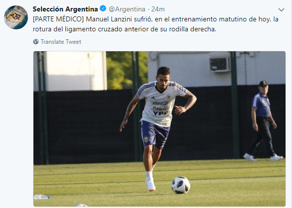 NÓng Tiền vệ quan trọng của Argentina phải ngồi nhà vì chấn thương - Bóng Đá