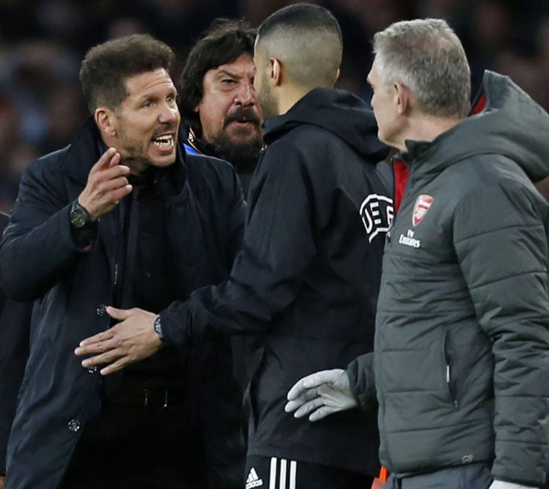 Diego Simeone bị cấm chỉ đạo ở trận lượt về với Arsenal? - Bóng Đá