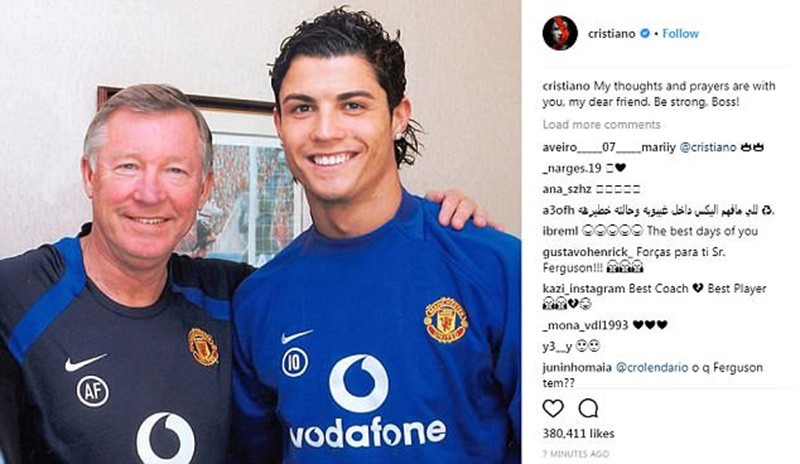 Ronaldo, Beckham cầu nguyện Sir Alex mau qua cơn nguy kịch - Bóng Đá