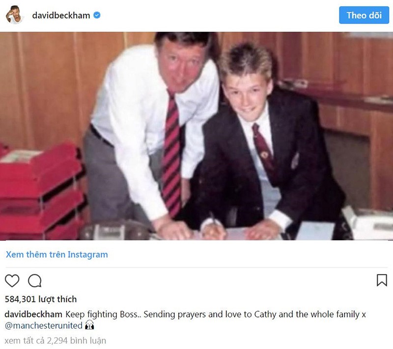 Ronaldo, Beckham cầu nguyện Sir Alex mau qua cơn nguy kịch - Bóng Đá