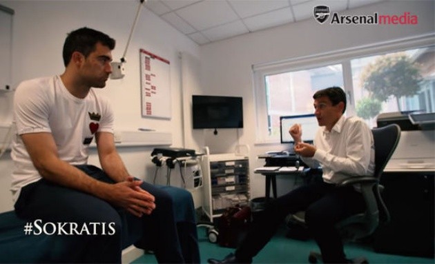 Sokratis làm gì trong ngày đầu tiên ở Arsenal? - Bóng Đá
