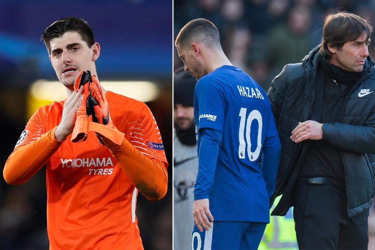 Eden Hazard và Thibaut Courtois rời Chelsea nếu trượt top 4 - Bóng Đá