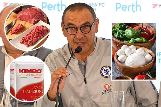 Sarri ở Anh nhưng bao tử vẫn hướng về đất Ý - Bóng Đá